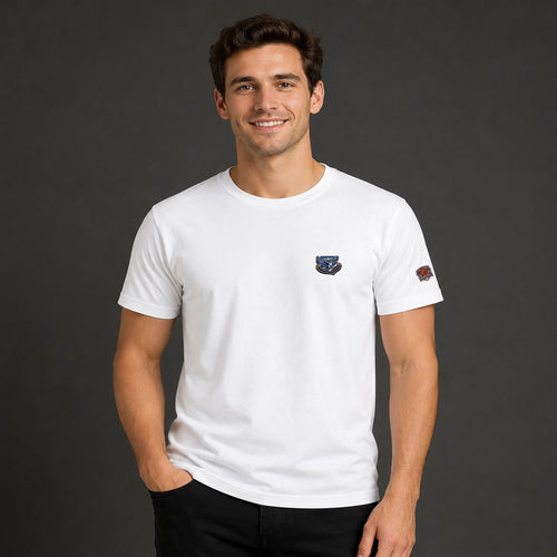 001 Air Force Falcons Embroidered Logo Puff Embroidered Logo T-Shirt - Unisex Short Sleeve Tee