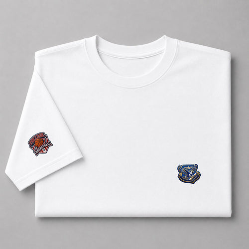 001 Air Force Falcons Embroidered Logo Puff Embroidered Logo T-Shirt - Unisex Short Sleeve Tee