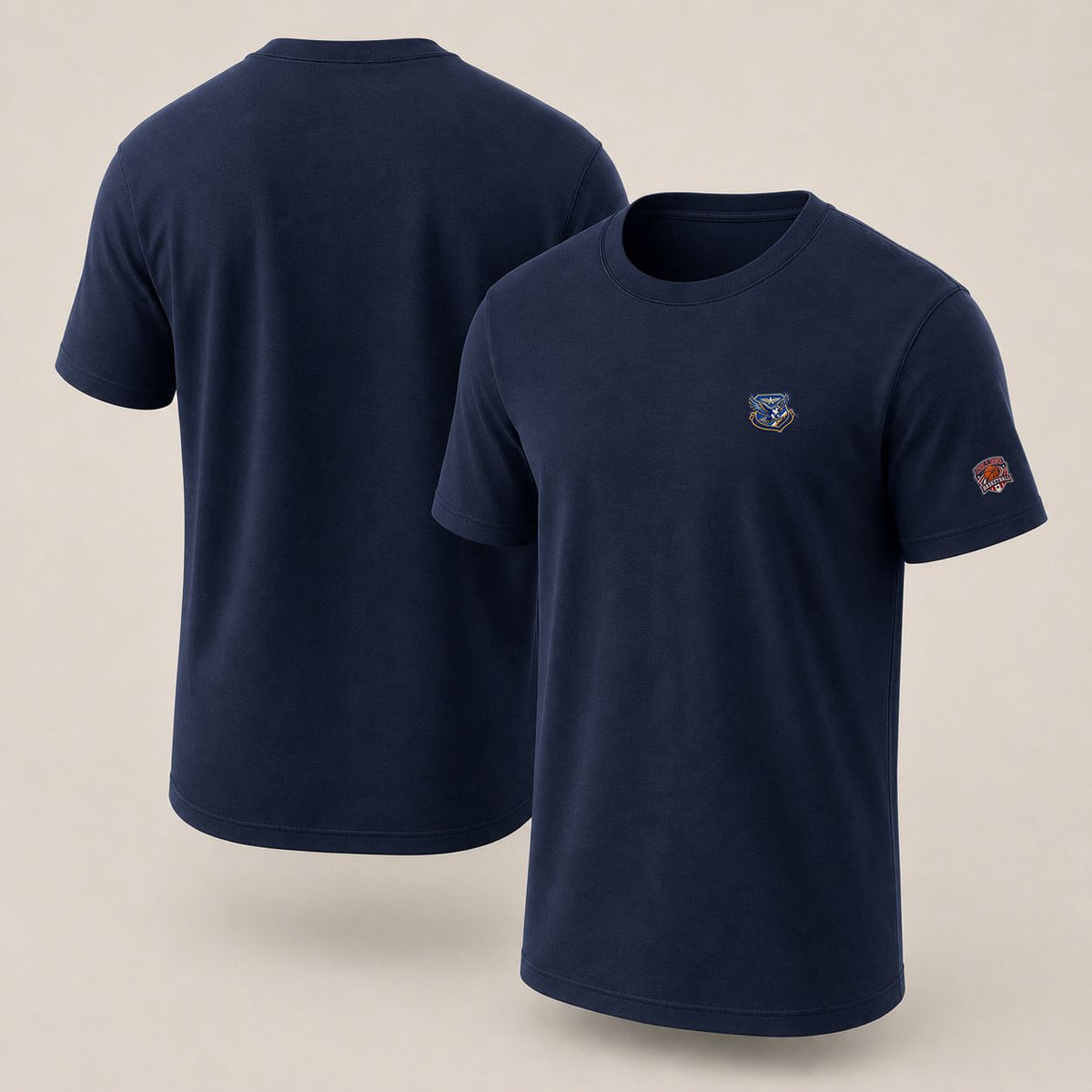 001 Air Force Falcons Embroidered Logo Puff Embroidered Logo T-Shirt - Unisex Short Sleeve Tee