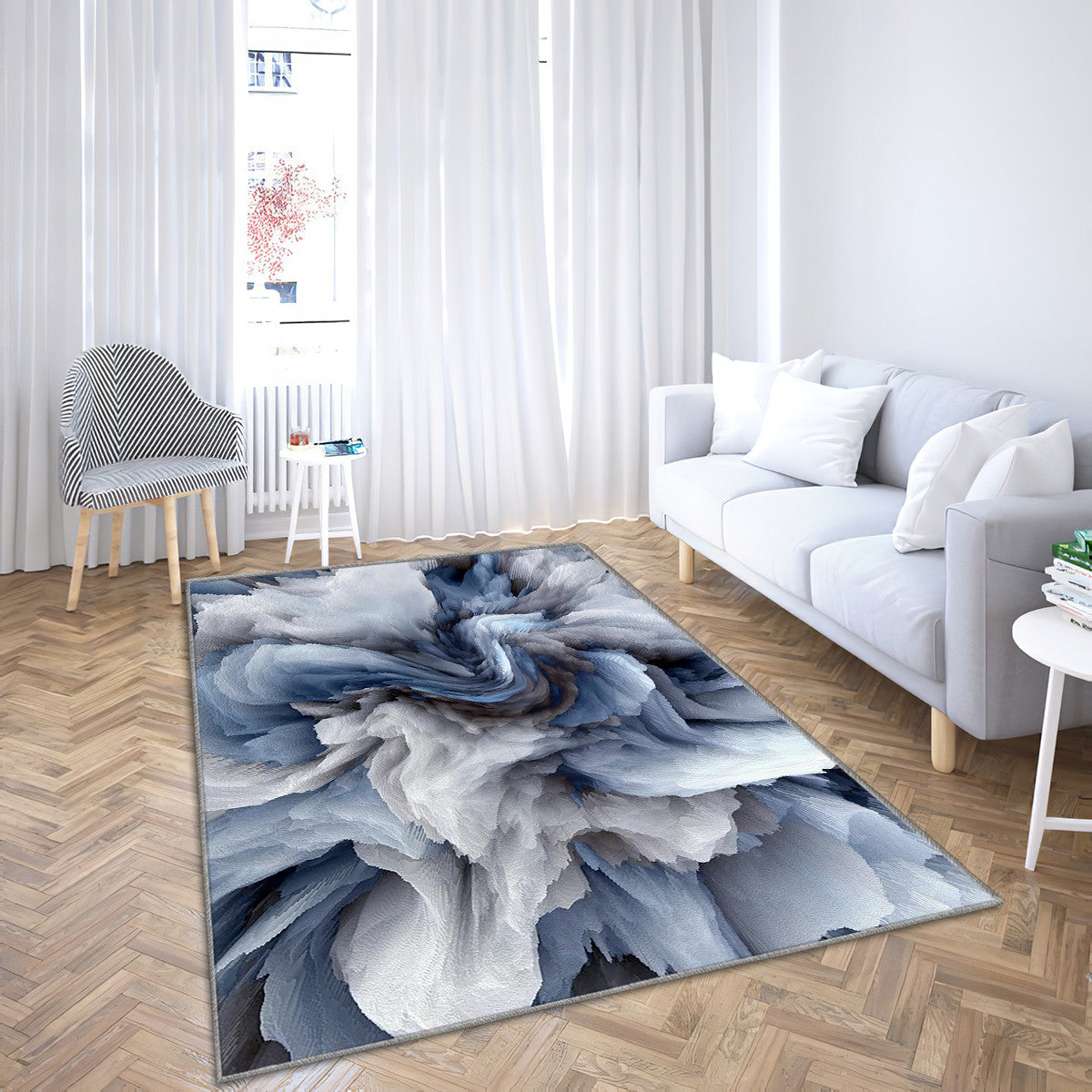Abstract Cloud Contemporary Trendy