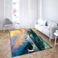 Abstract Sun And Moon In Sky Fantasy Moonlight Nature Scenery Landscape Garden