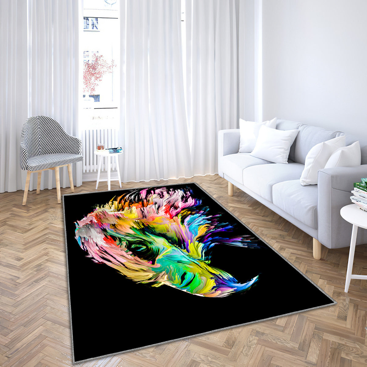 Abstract Colorful Eagle