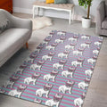 Bulldog Heart Sunglasses Pattern Print