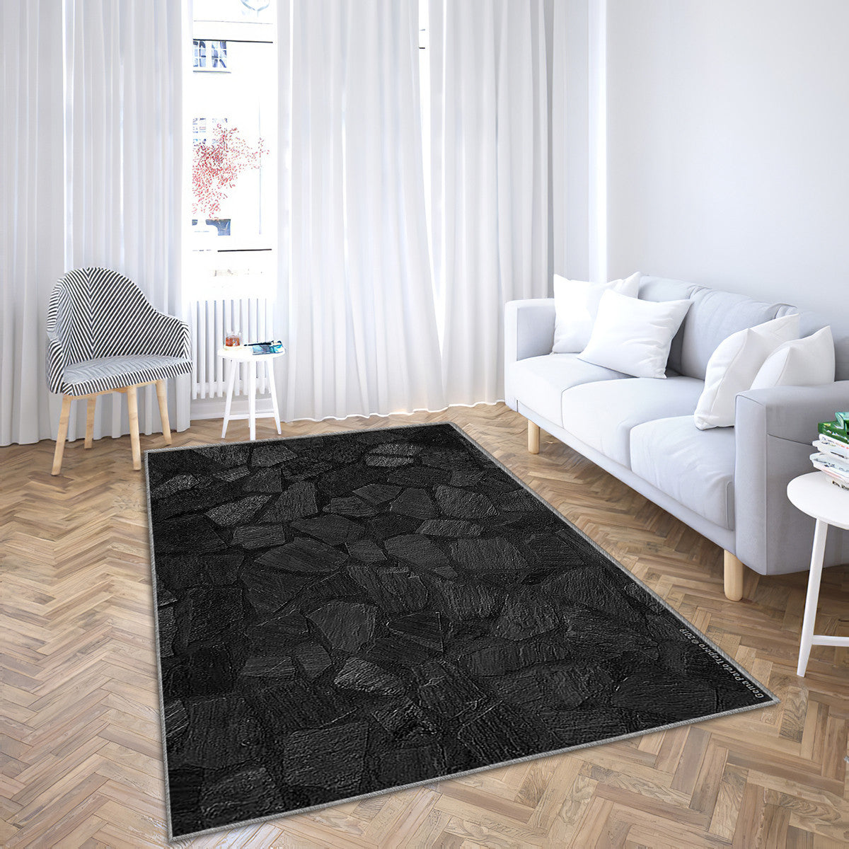Black Wall Pattern