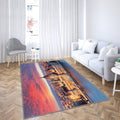 Budapest parliament at dramatic sunrise Multi panel canvas wall art