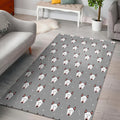 Bull Terrier Glay Pattern Print