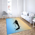 US Army Helicopter In Sunrise In Early Morning Multi Panel Canvas Wall Art