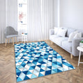 Triangle Blue Pattern