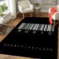 Music Was My First Love Barcode Art