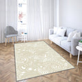 white paisley background