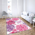 violet floral pattern