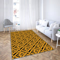 Yellow and Black Geometric Pattern