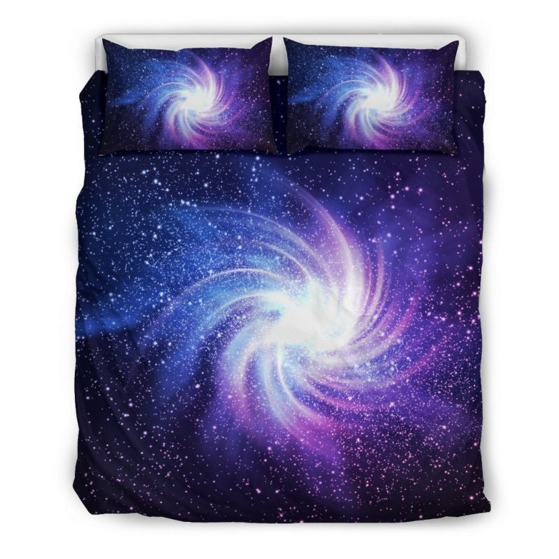 Espace Bleu Pourpre Galaxie Spirale