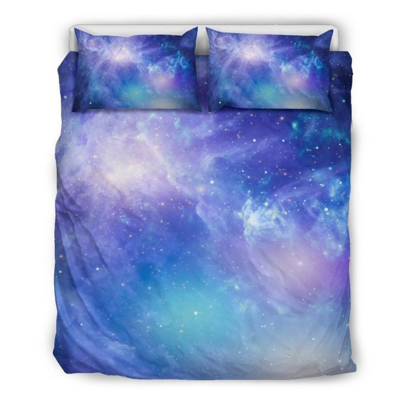 Espace Bleu Lumière Nébuleuse Galaxie