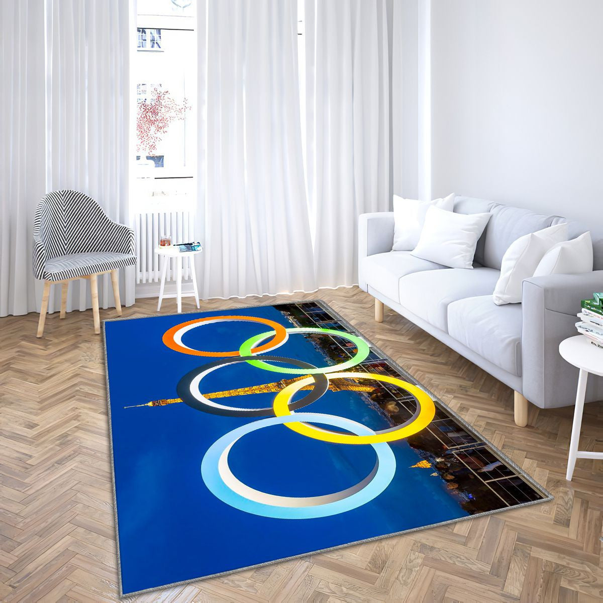 Logo Olympic and Eiffel