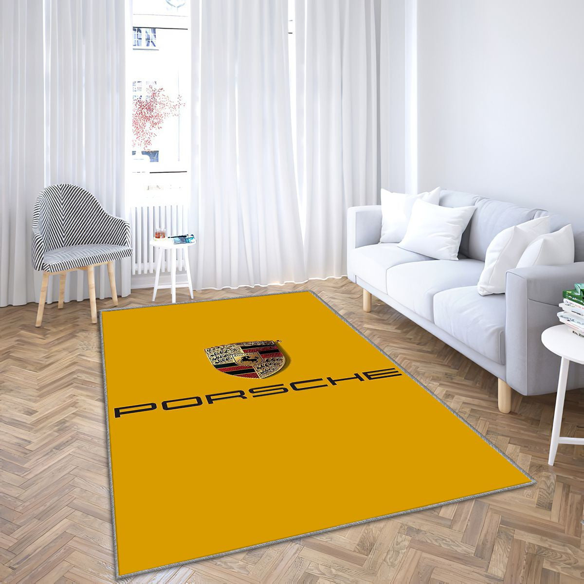 Porsche Yellow Logo
