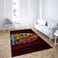 Rc Lens Tapis Sol - Tapis De Salon, Ligue 2 Française de Football Tapis Art, Tapis pour la décoration de la maison