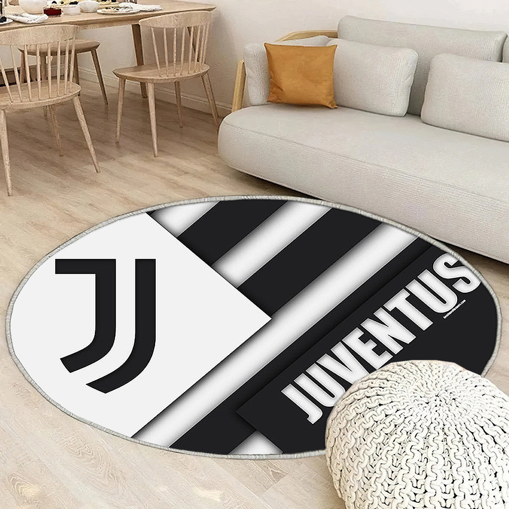 Juventus Fc Tapis Sol - Tapis De Salon, nouvelle Juventusfootball Serie A Tapis Art, Tapis pour la décoration de la maison