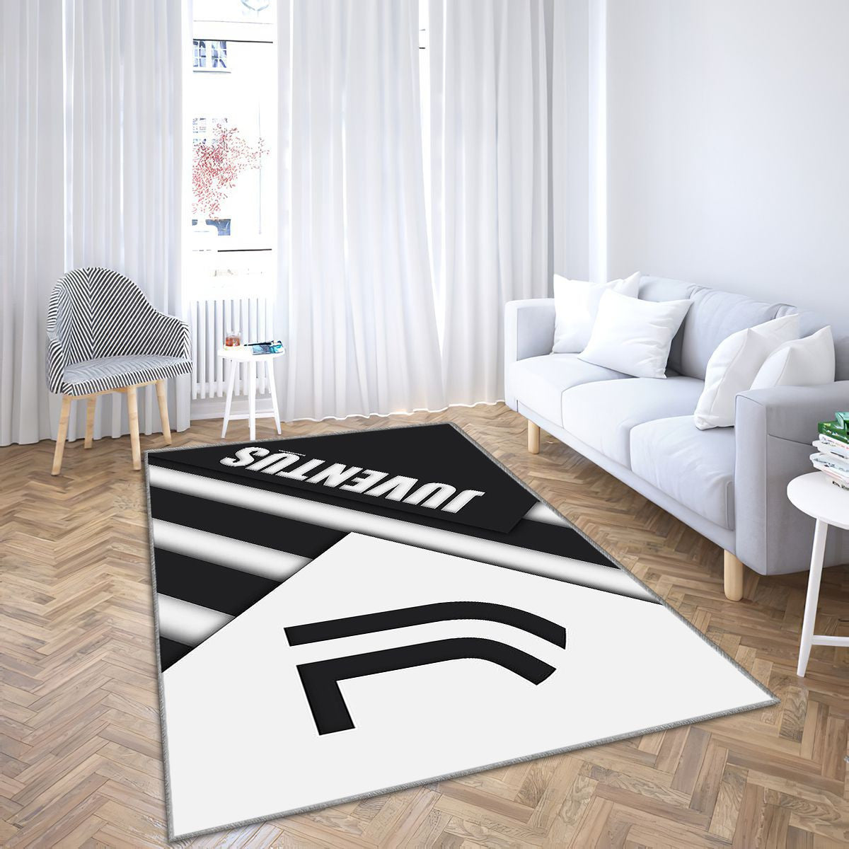 Juventus Fc Tapis Sol - Tapis De Salon, nouvelle Juventusfootball Serie A Tapis Art, Tapis pour la décoration de la maison