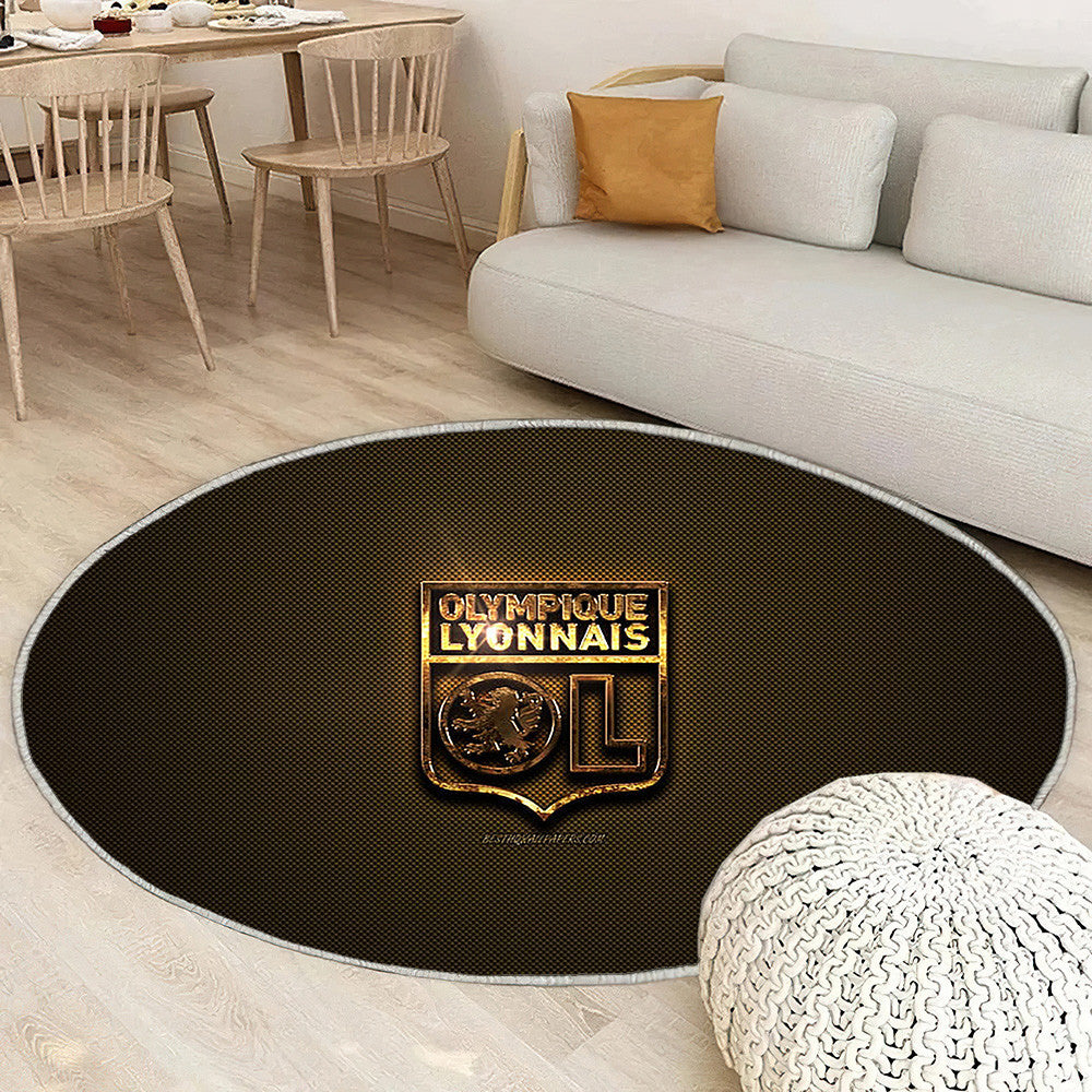 Olympique Lyonnais Tapis Sol - Tapis De Salon, Football français Tapis Art, Tapis pour la décoration de la maison
