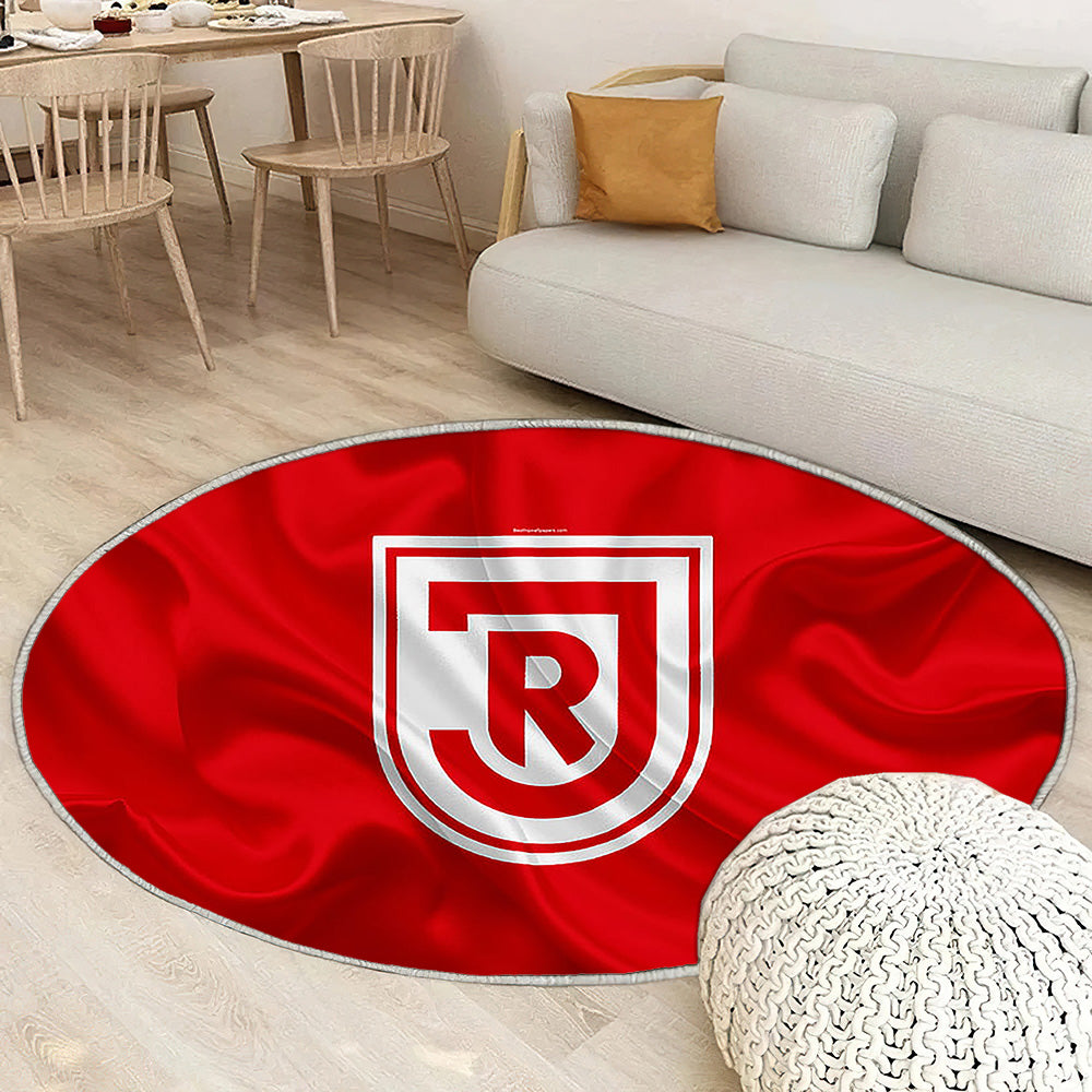 Ssv Jahn Regensburg Drapeau de Soie Rouge 2 Bundesliga Tapis Sol - Tapis De Salon, Regensburg Allemagne Tapis Art, Tapis pour la décoration de la maison