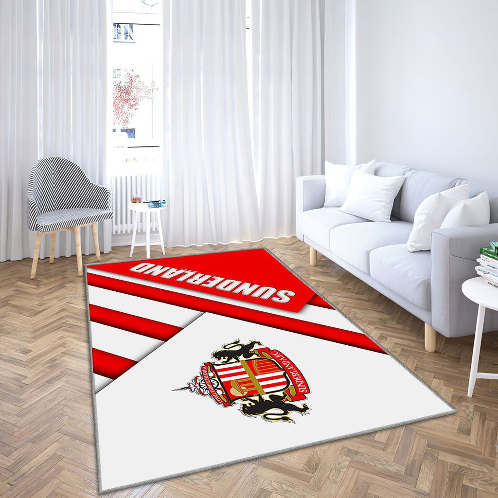 Sunderland FcEnglish Football Club Sunderland Tapis Sol - Tapis De Salon, Royaume-Uni Tapis Art, Tapis pour la décoration de la maison