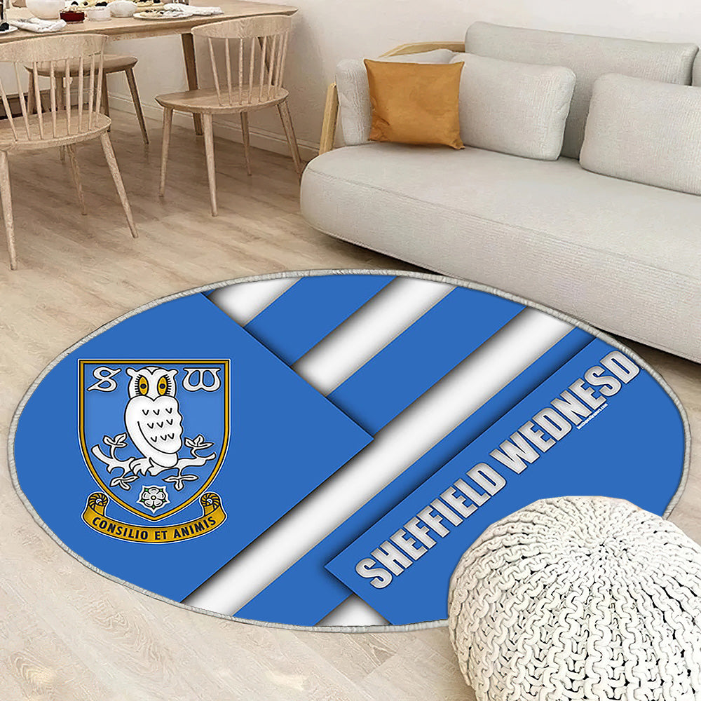 Sheffield Wednesday FcEnglish Football Club Sheffield Tapis Sol - Tapis De Salon, Royaume-Uni Tapis Art, Tapis pour la décoration de la maison