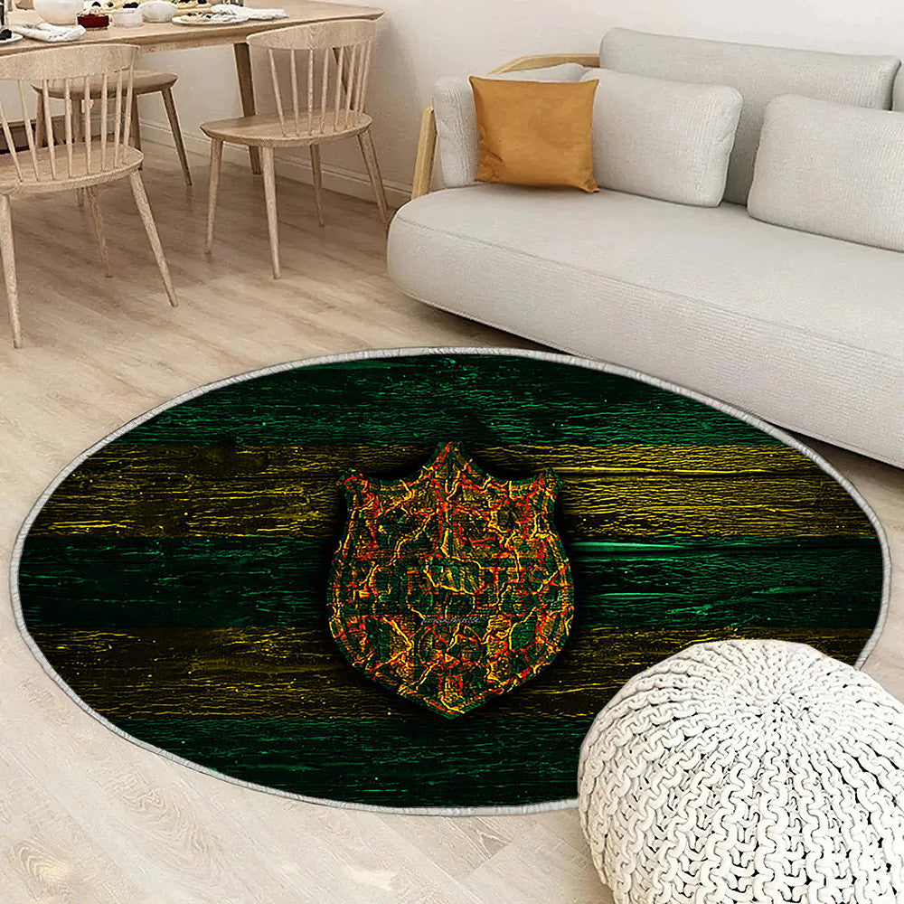 Nantes Fc Tapis Sol - Tapis De Salon, Ligue 1 Vert Et Jaunefrench Football Tapis Art, Tapis pour la décoration de la maison