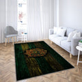 Nantes Fc Tapis Sol - Tapis De Salon, Ligue 1 Vert Et Jaunefrench Football Tapis Art, Tapis pour la décoration de la maison