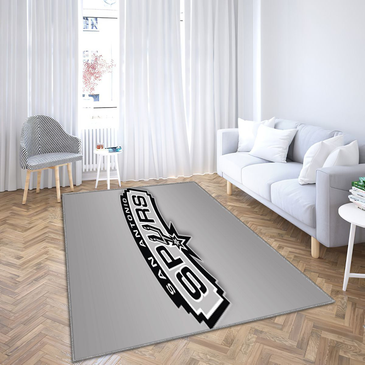 Spurs Tapis Sol - Tapis De Salon, And1 Champion de France Tapis Art, Tapis pour la décoration de la maison