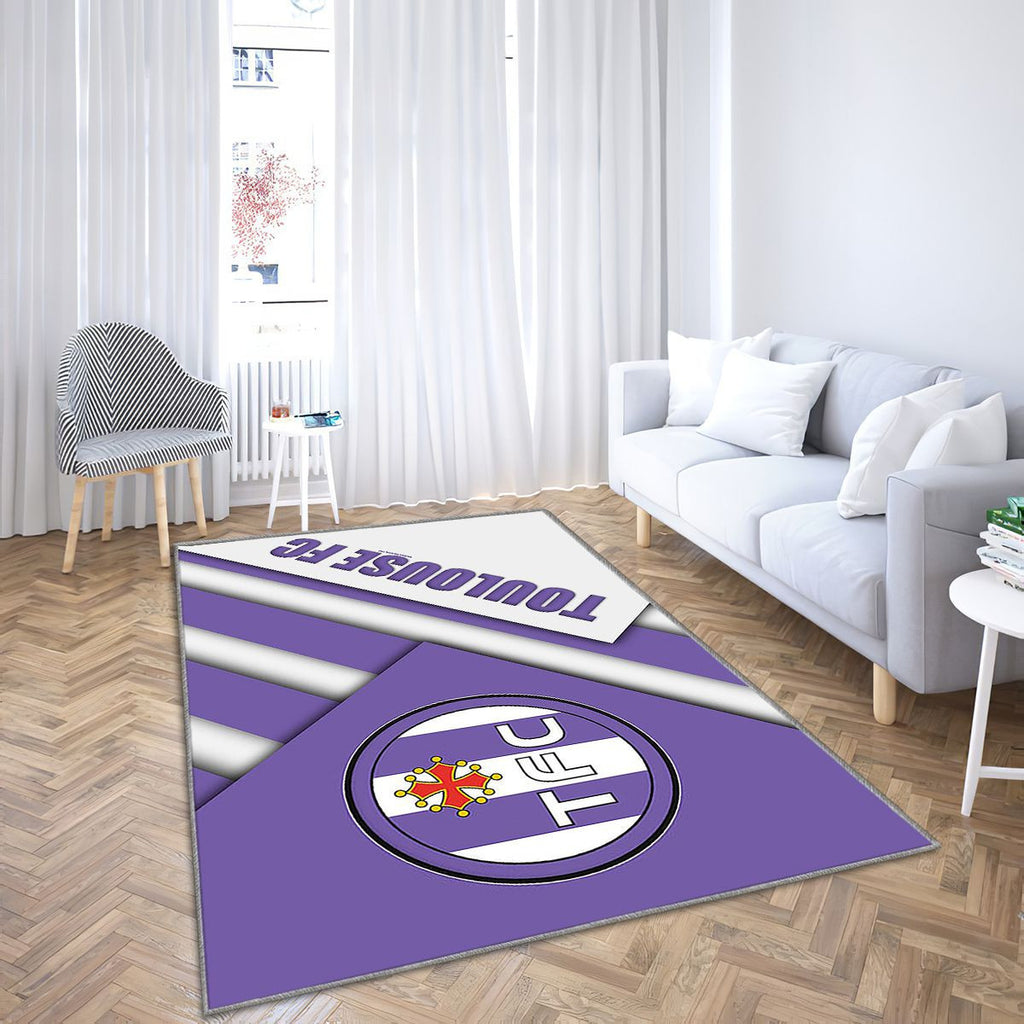Toulouse Fc Tapis Sol - Tapis De Salon, Toulousefootball français Tapis Art, Tapis pour la décoration de la maison