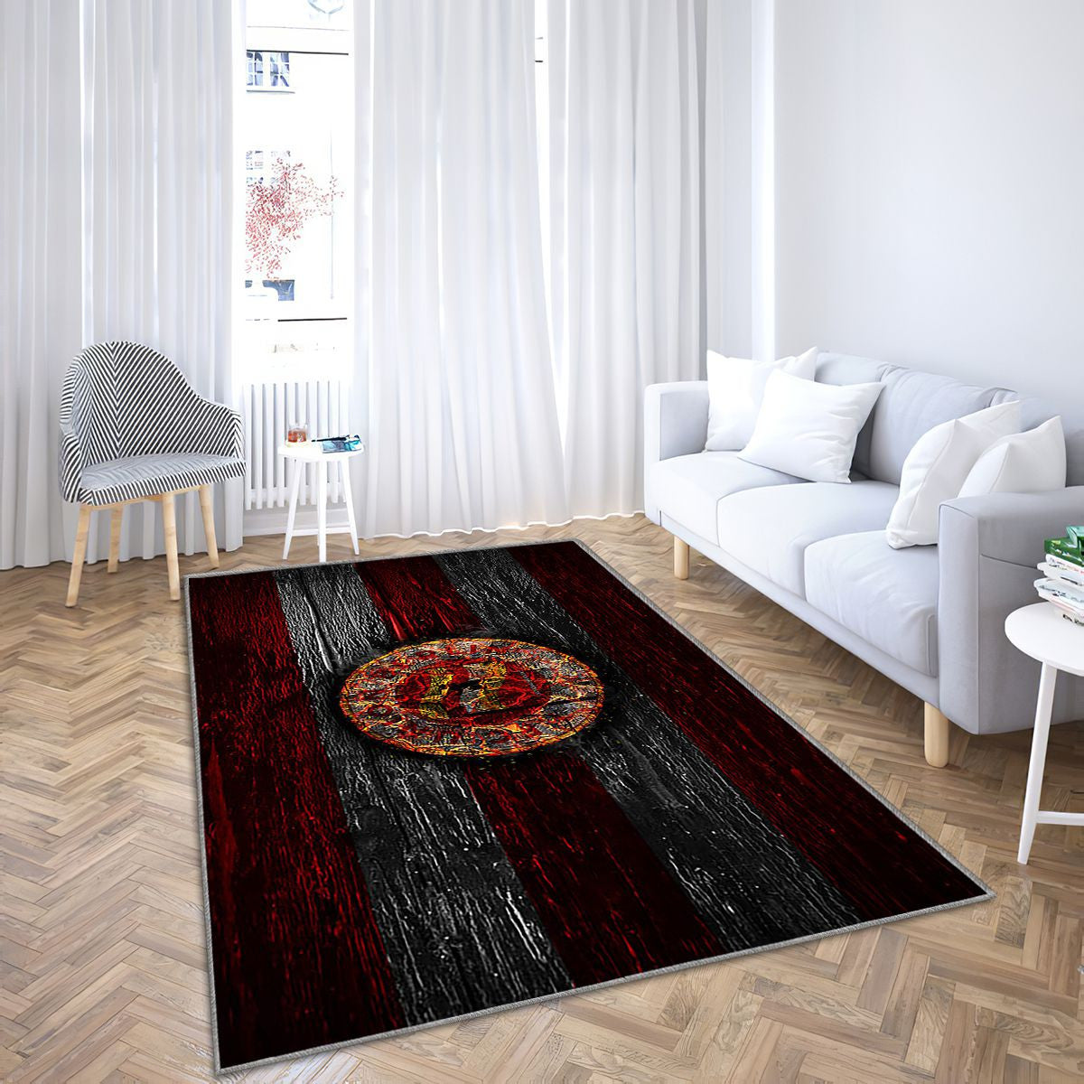 Union Berlin Fc Tapis Sol - Tapis De Salon, Bundesliga 2 Club De Football Allemand Rouge Et Blanc Tapis Art, Tapis pour la décoration de la maison