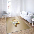 Tsg 1899 Hoffenheim Tapis Sol - Tapis De Salon, Golden Silverhoffenheim Allemagne Tapis Art, Tapis pour la décoration de la maison