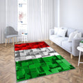 Drapeau De L'ItaliePays Européens Italie Drapeau 3D Tapis Sol - Tapis De Salon, Italie Europe Tapis Art, Tapis pour la décoration de la maison