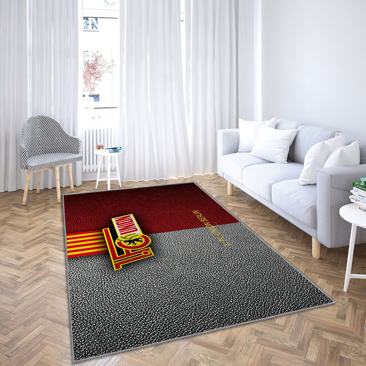 Union Berlin Fc Tapis Sol - Tapis De Salon, Club de football allemand Berlin Allemagne Tapis Art, Tapis pour la décoration de la maison