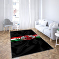 Milan Tapis Sol - Tapis De Salon, Club De Football Serie A Football Italien Tapis Art, Tapis pour la décoration de la maison