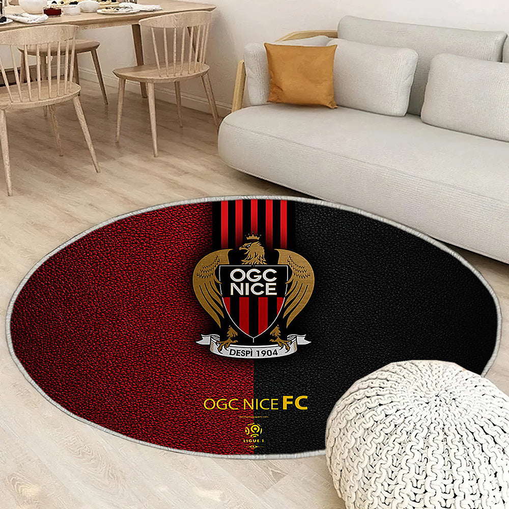 Nice Fc Club Français de Football Tapis Sol - Tapis De Salon, France Tapis Art, Tapis pour la décoration de la maison