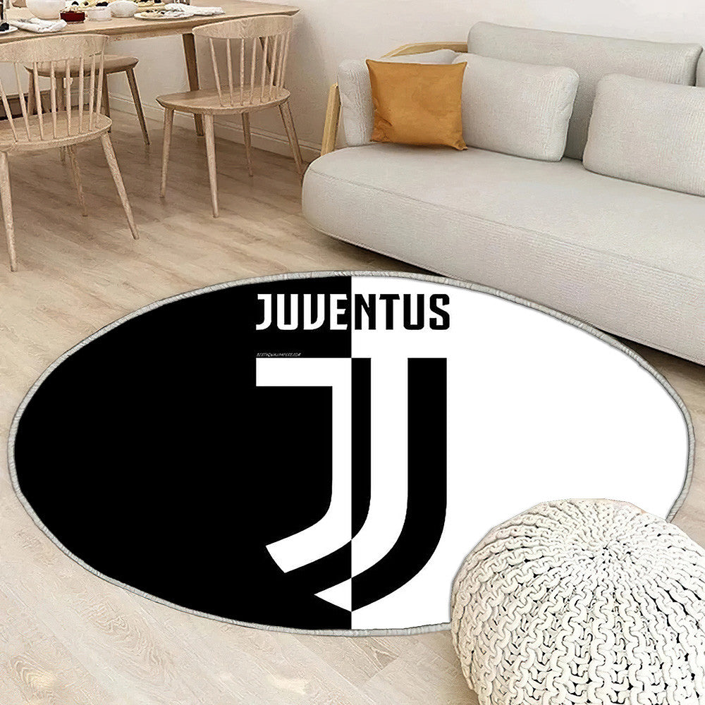Juventus Fc Tapis Sol - Tapis De Salon, Art Club de Football Italien Turin Tapis Art, Tapis pour la décoration de la maison