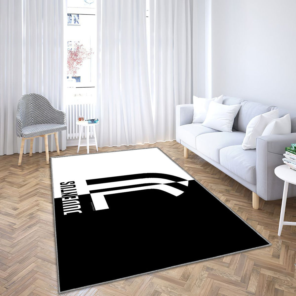 Juventus Fc Tapis Sol - Tapis De Salon, Art Club de Football Italien Turin Tapis Art, Tapis pour la décoration de la maison