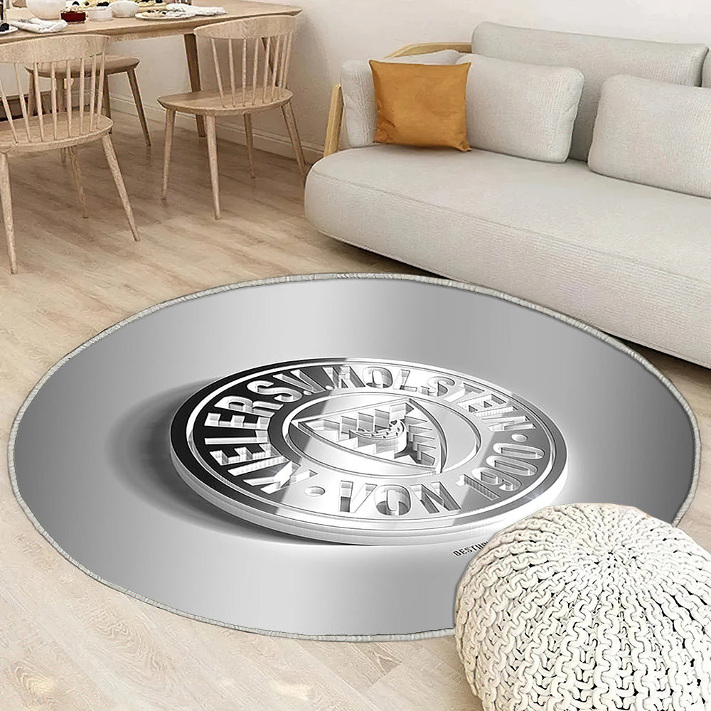 Holstein Kiel Tapis Sol - Tapis De Salon, club de football allemand 3Dkielbundesliga 2 Tapis Art, Tapis pour la décoration de la maison