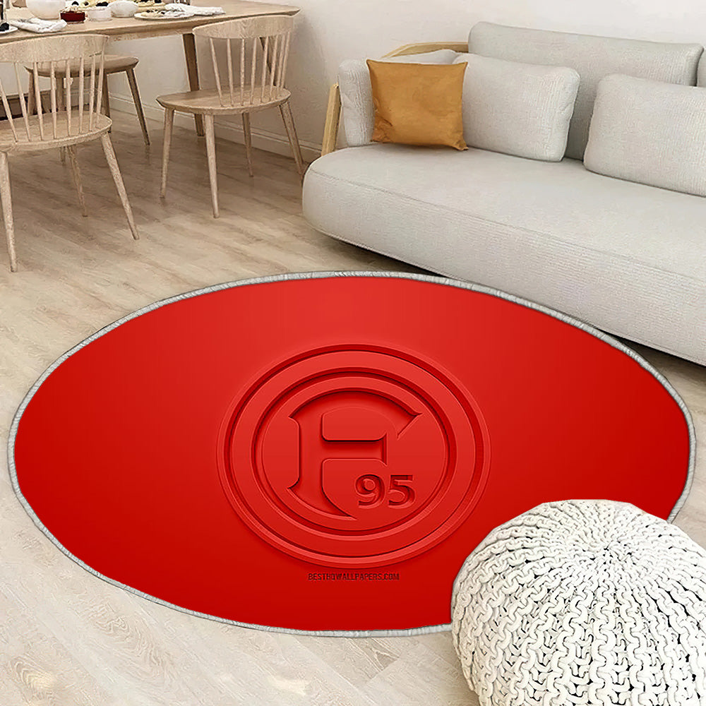 Fortuna Düsseldorf Tapis Sol - Tapis De Salon, Club de Football allemand Tapis Art, Tapis pour la décoration de la maison