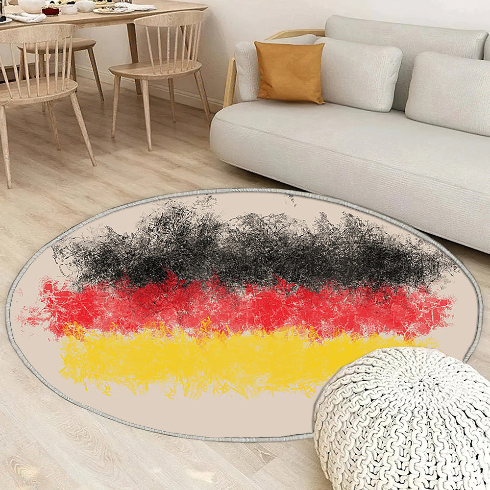 Drapeau allemand Tapis Sol - Tapis De Salon, Allemagne Style de peinture Grunge Tapis Art, Tapis pour la décoration de la maison