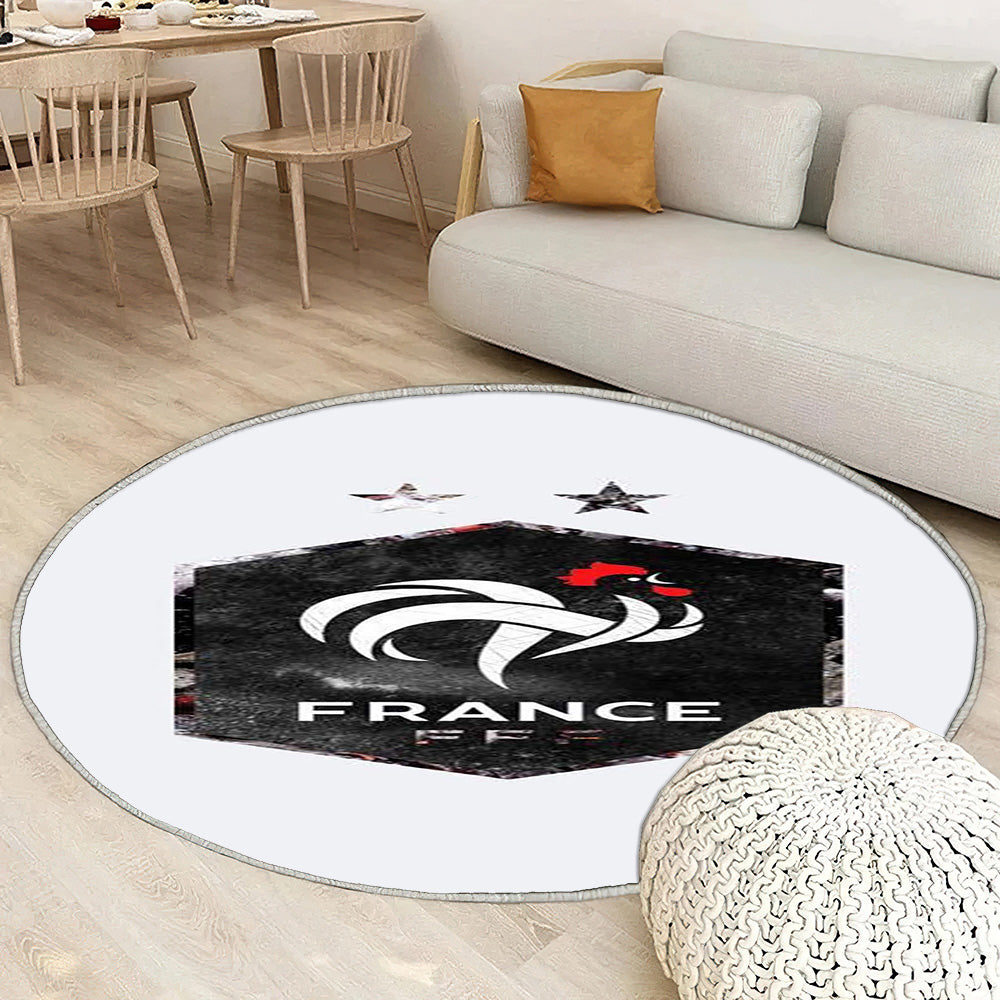 Logo France Football Tapis Sol - Tapis De Salon, Tapis Art, Tapis pour la décoration de la maison