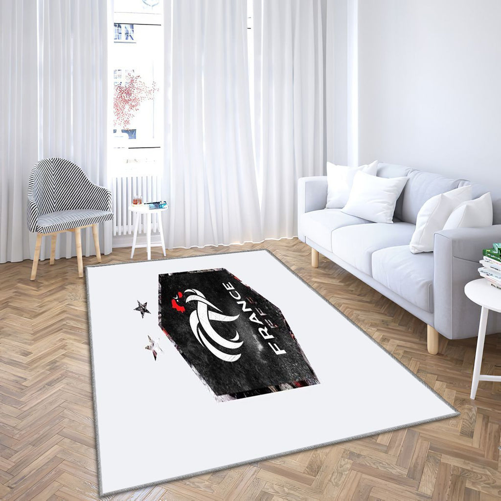 Logo France Football Tapis Sol - Tapis De Salon, Tapis Art, Tapis pour la décoration de la maison