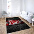 Jahn Regensburg Fc Grunge Tapis Sol - Tapis De Salon, Bundesliga 2Équipe allemande de football Tapis Art, Tapis pour la décoration de la maison