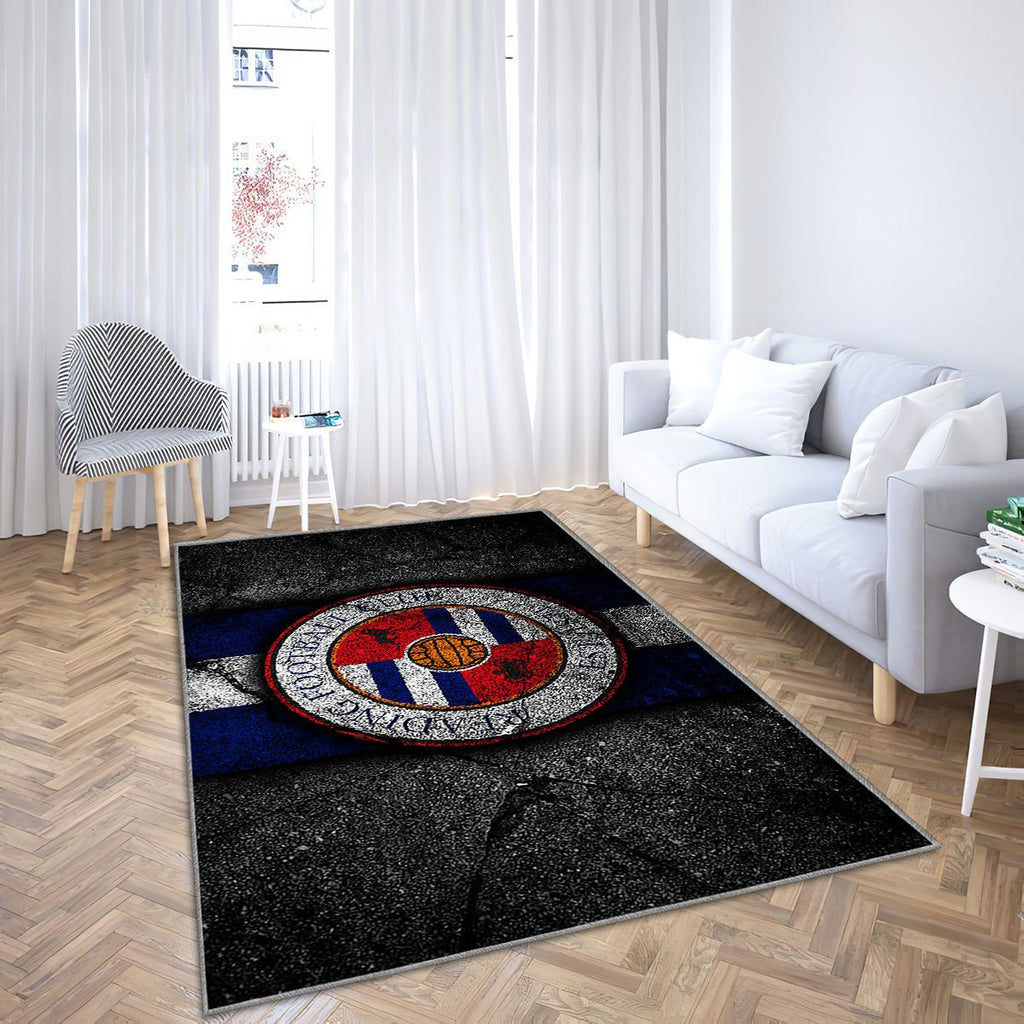 Reading Fc Tapis Sol - Tapis De Salon, Club de football de championnat Efl Tapis Art, Tapis pour la décoration de la maison