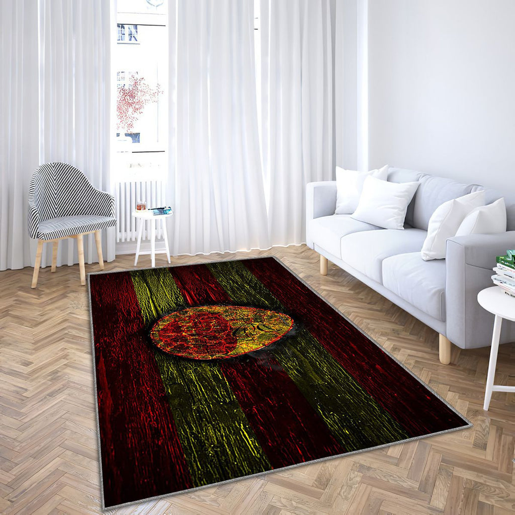 Orléans Fc Tapis Sol - Tapis De Salon, Ligue 2 Rouge Et Jaunefrançais Football Tapis Art, Tapis pour la décoration de la maison
