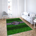 Toulouse FcFootball Français Tapis Sol - Tapis De Salon, Blanc-Blancligue 1 Tapis Art, Tapis pour la décoration de la maison