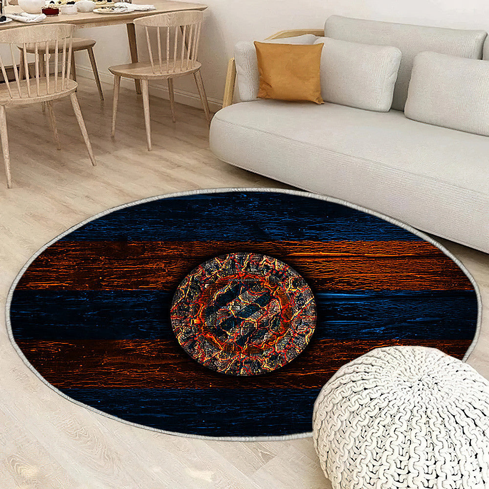 Montpellier Fc Tapis Sol - Tapis De Salon, Ligue 1 Orange Et Bleufrançais Football Tapis Art, Tapis pour la décoration de la maison