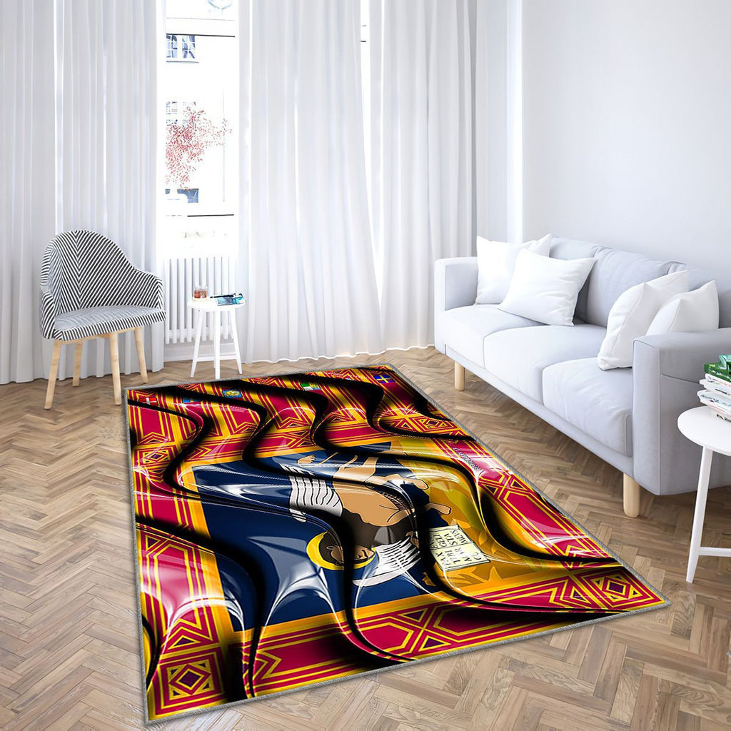 Régions de drapeau de Vénétie d'Italie Tapis Sol - Tapis De Salon, Vénétie Régions italiennes de Vénétie Tapis Art, Tapis pour la décoration de la maison